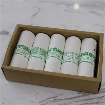 Sacco per immondizia in plastica biodegradabile